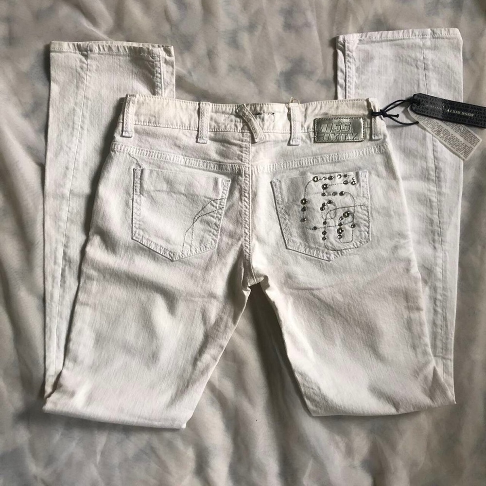 Miss Sixty Low Rise White Pants